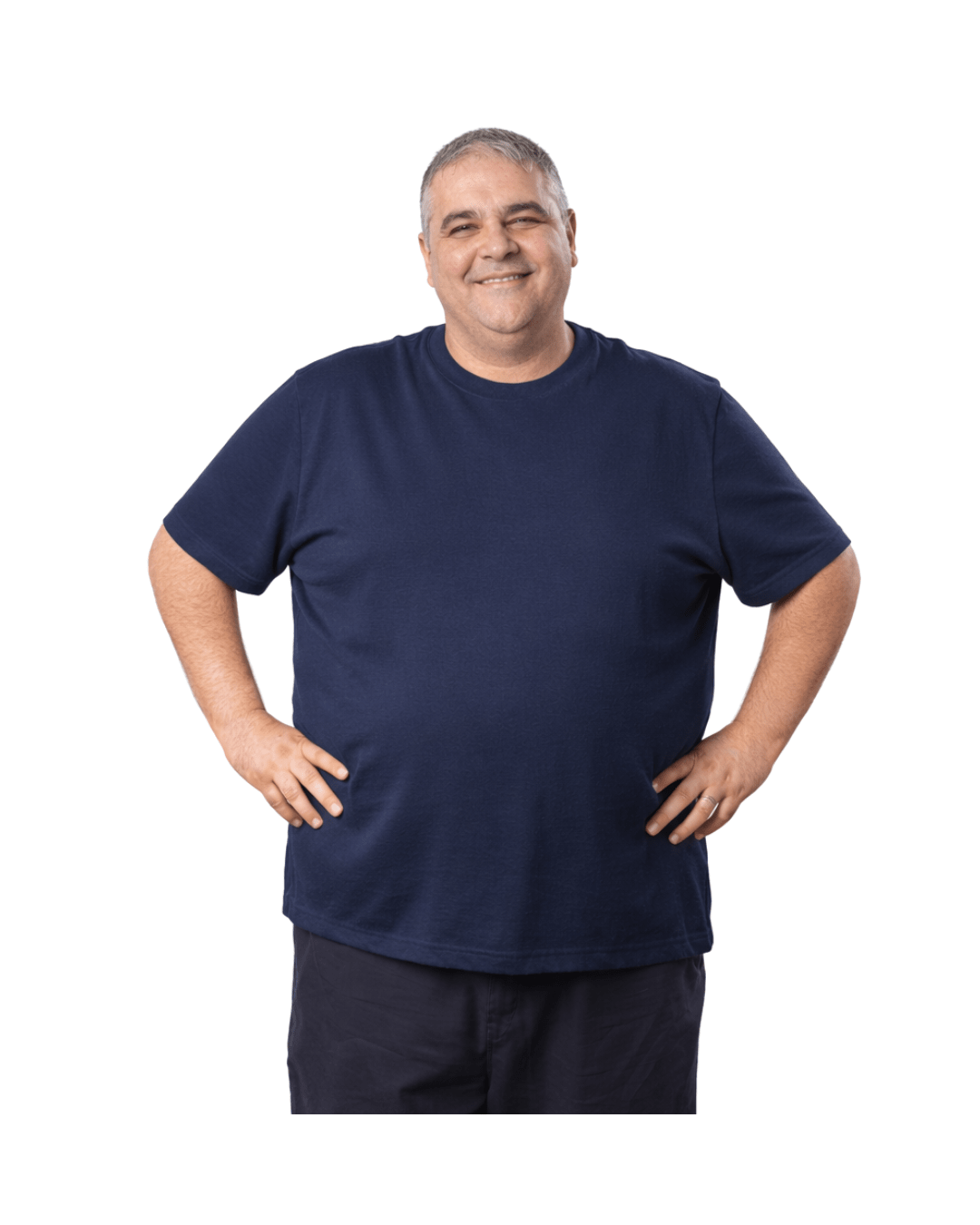 Polera Hombre 100% Algodón Azul Marino - Sensez