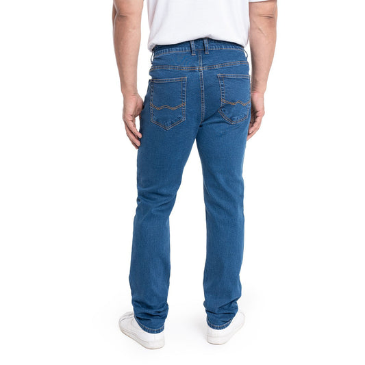 Jeans Pantalón Hombre Denim Spandex Slim Fit Azul KT - Sensez
