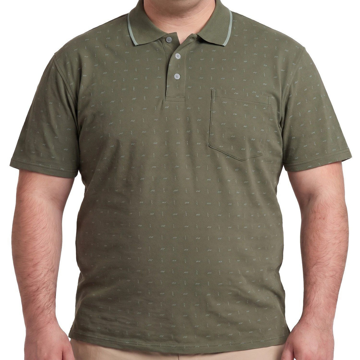 Polera Hombre Full Diseño Verde