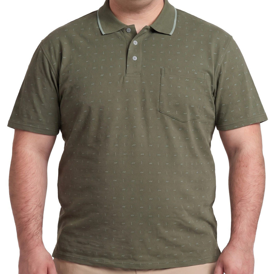 Polera Hombre Full Diseño Verde
