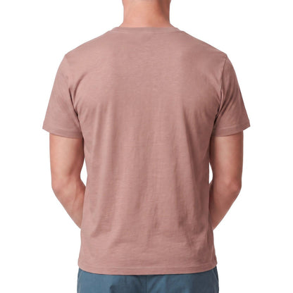 Polera Hombre Botones Manga Corta Rosa Medio