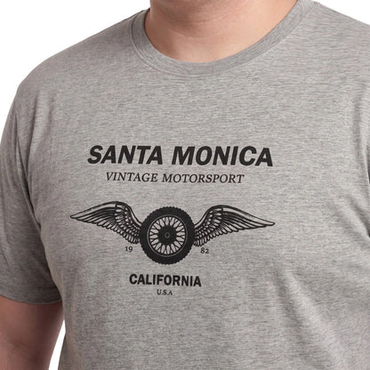 Polera Hombre Diseño Frontal Melange
