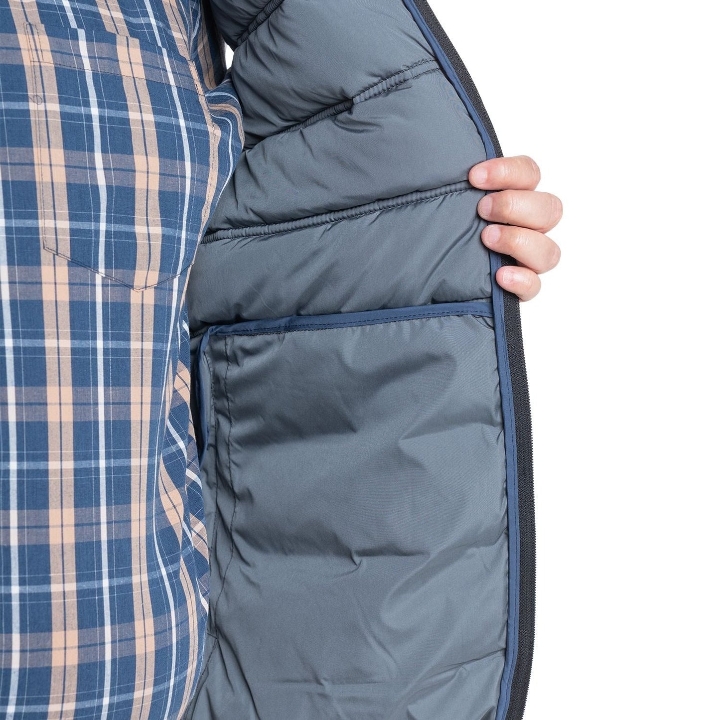 Parka Hombre Sin Mangas Acolchada Negro - Sensez