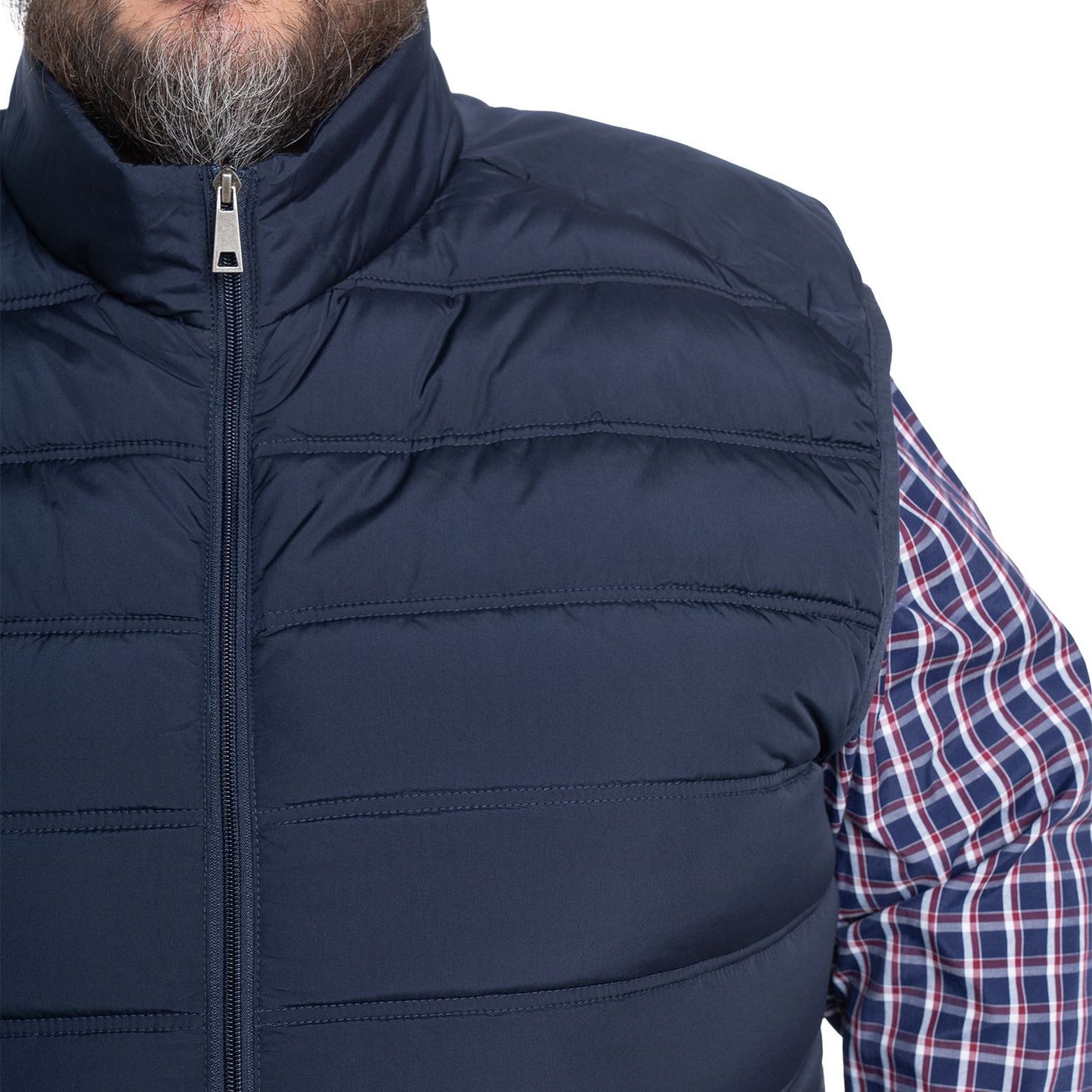 Parka Hombre Sin Mangas Acolchada Azul Marino - Sensez