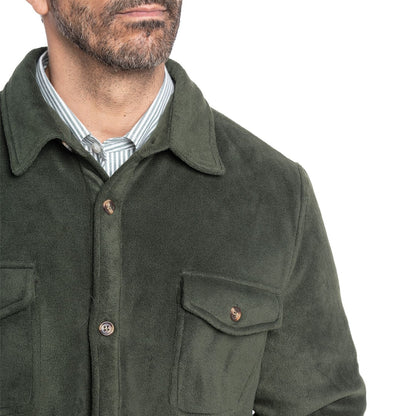 Chaqueta Hombre Micropolar Liviana y Abrigada Regular Fit Verde - Sensez