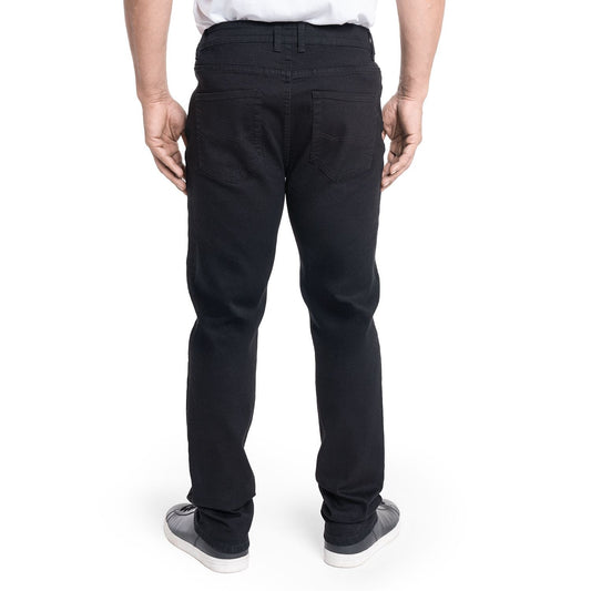 Pantalón Hombre Jeans Negro Spandex Slim Fit KT - Sensez