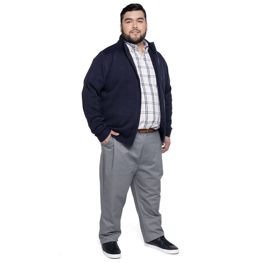 Sweater Hombre Cierre Completo Azul Marino - Sensez