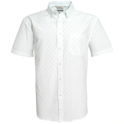 Camisa Hombre Manga Corta Blanca con Diseño KT