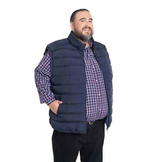 Parka Hombre Sin Mangas Acolchada  Azul Marino
