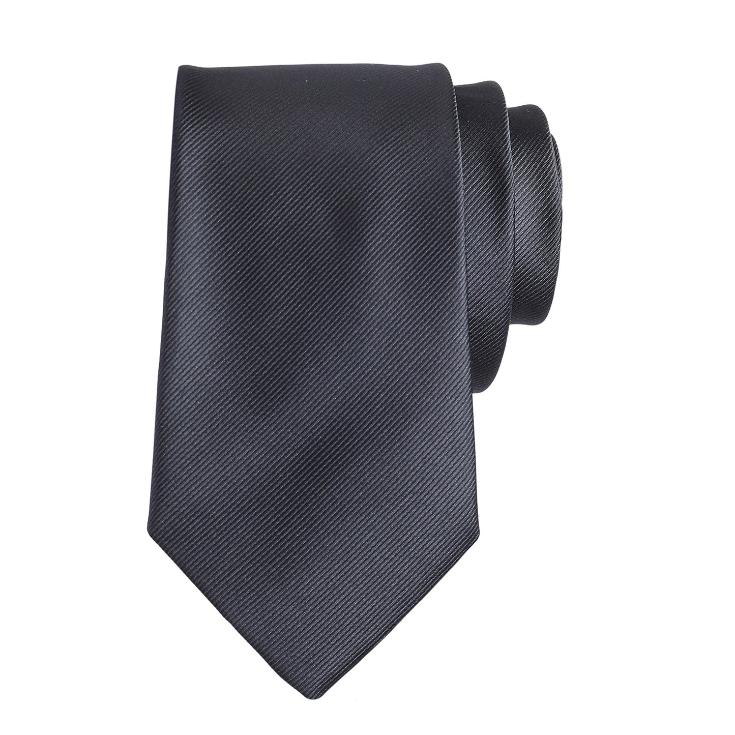 Corbata Hombre Lisa Negra