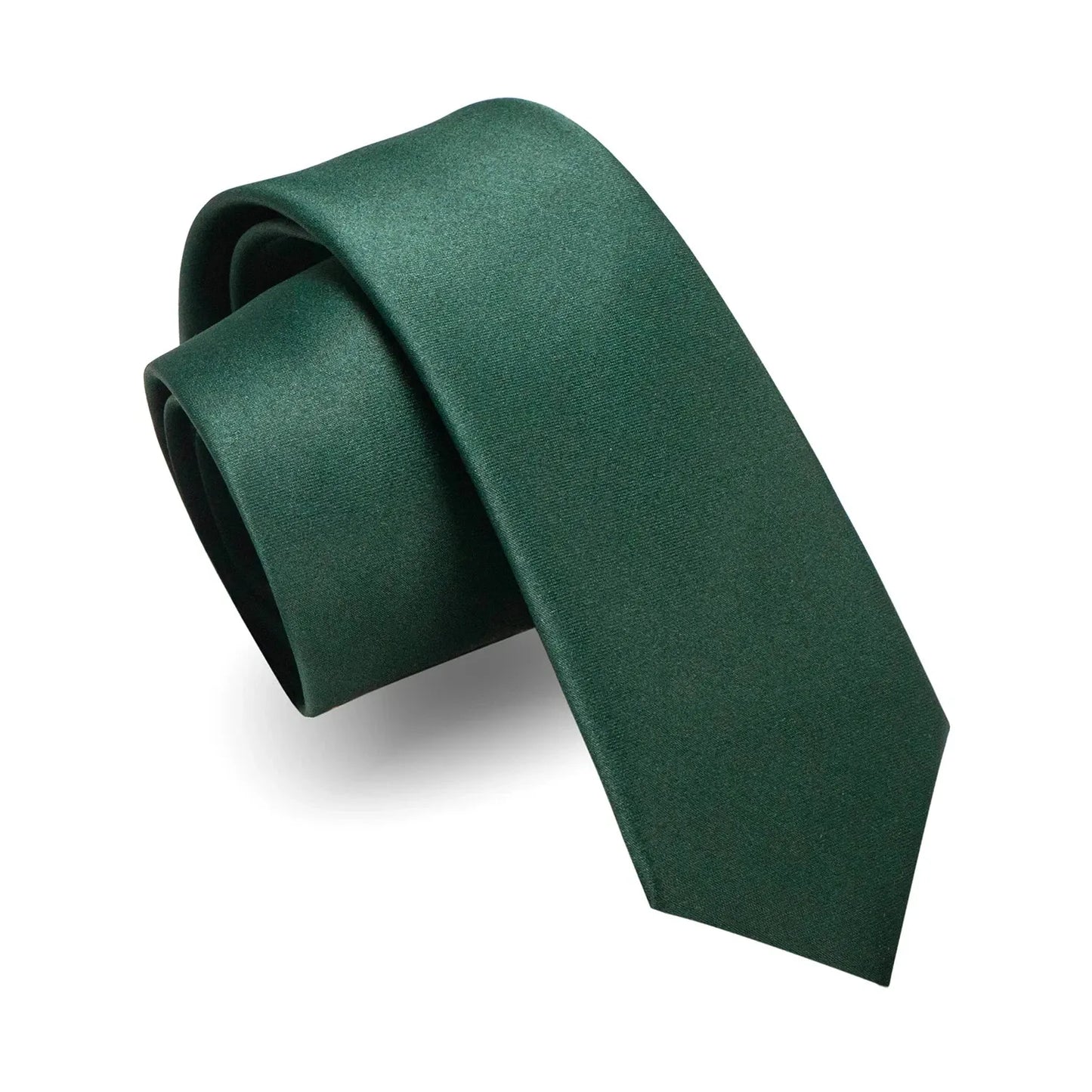 Corbata Hombre Lisa Verde Oscuro - Sensez