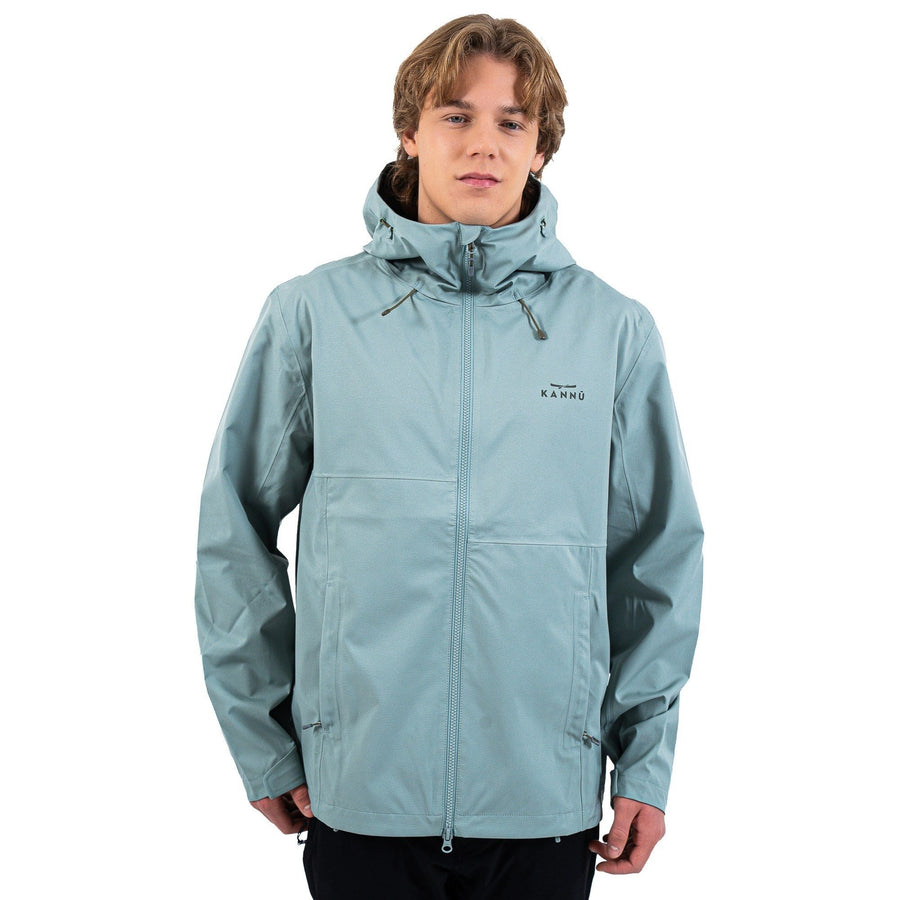 Parka Hombre Liviana Impermeable Aysén 10K Gris Verdoso