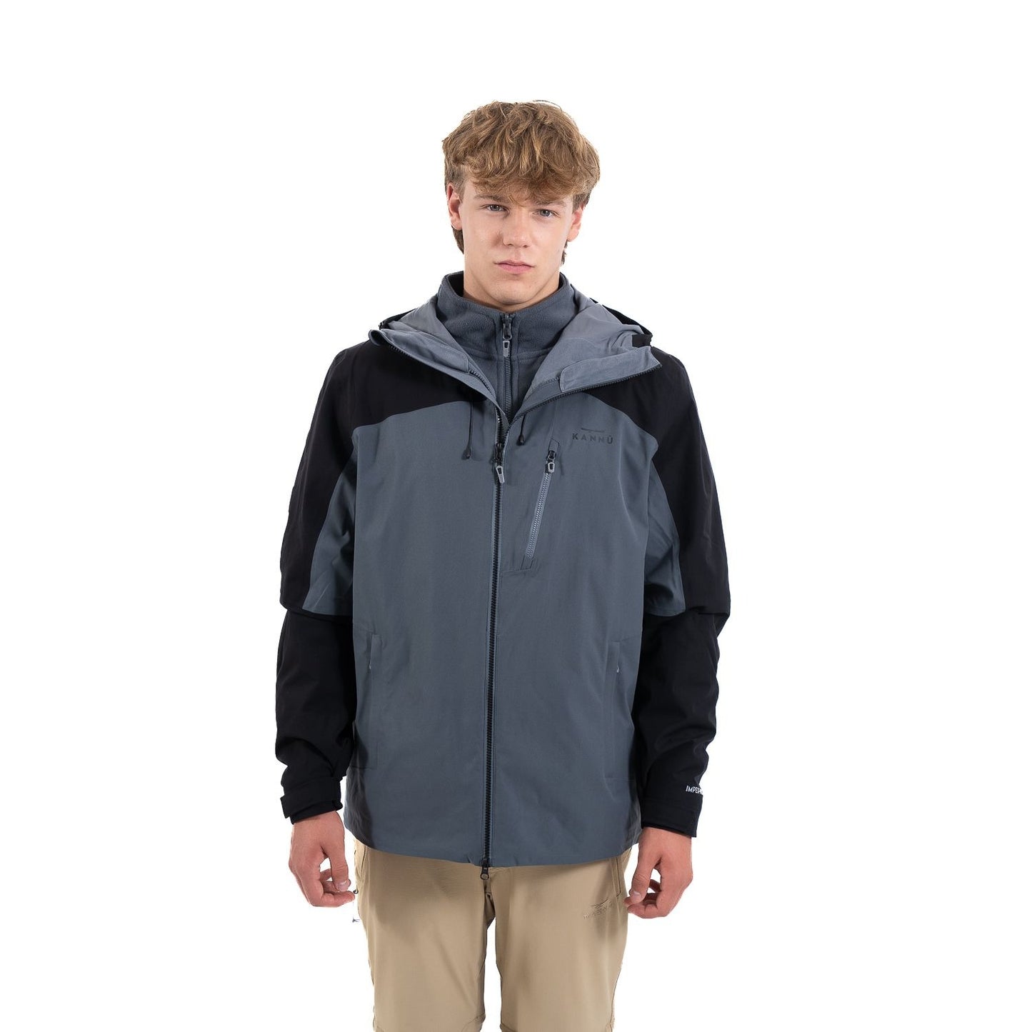 Parka Hombre Impermeable 3 en 1 Baker Negra - Sensez