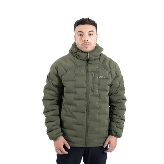 Parka Hombre Térmica Verde Musgo Caiquen - Sensez