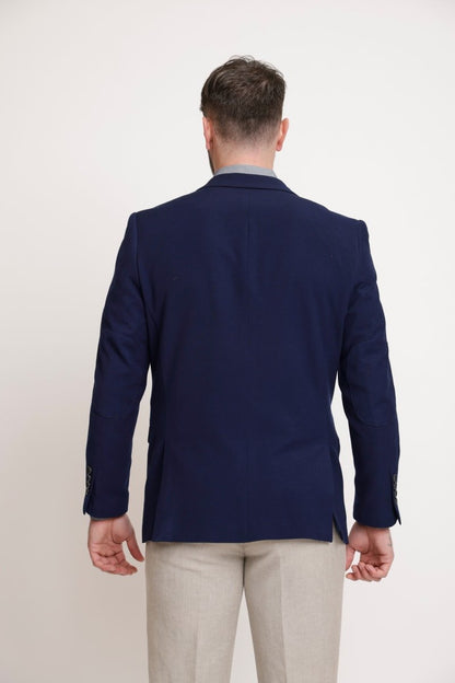 Blazer Hombre Colche Azul Marino - Sensez