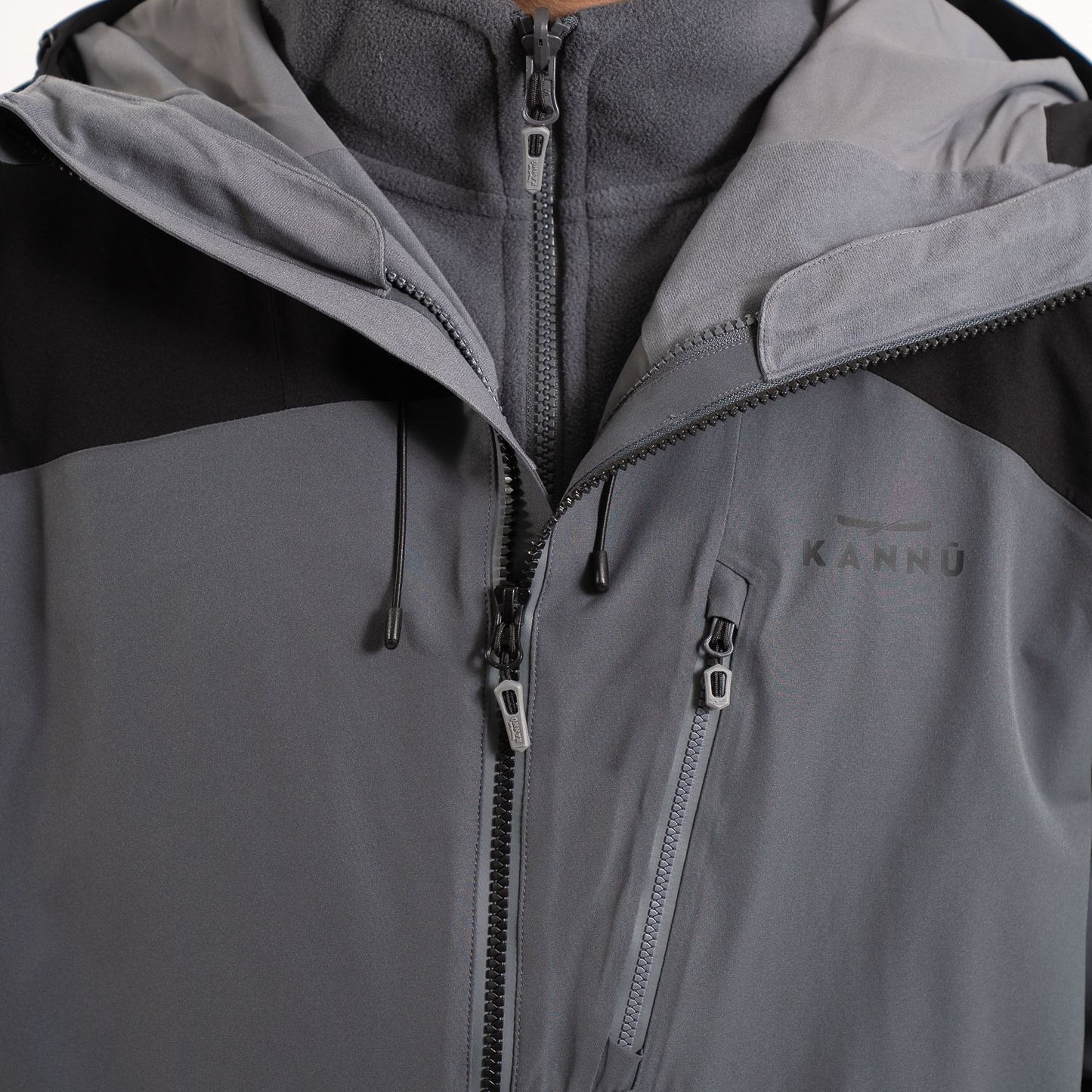 Parka Hombre Impermeable 3 en 1 Baker Negra - Sensez