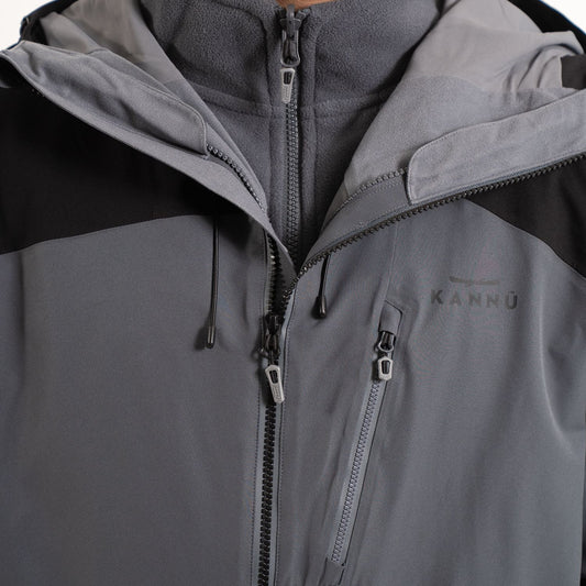 Parka Hombre Impermeable 3 en 1 Baker Negra - Sensez