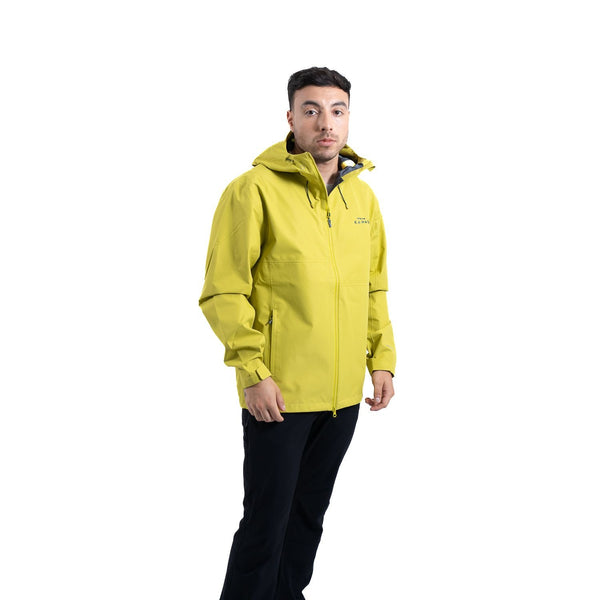 Parka Hombre Liviana Impermeable Aysén 10K Ripstop Verde Pistacho