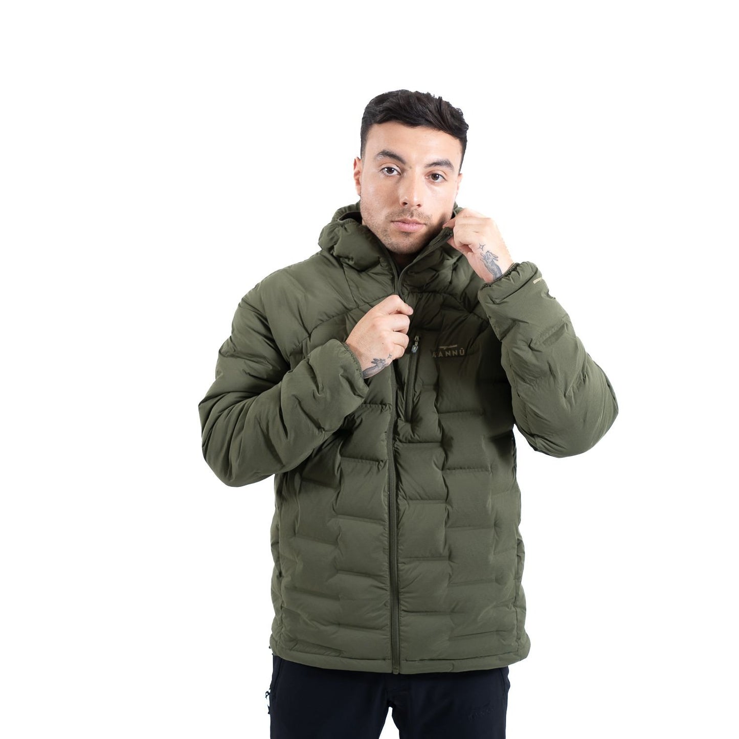 Parka Hombre Térmica Verde Musgo Caiquen - Sensez