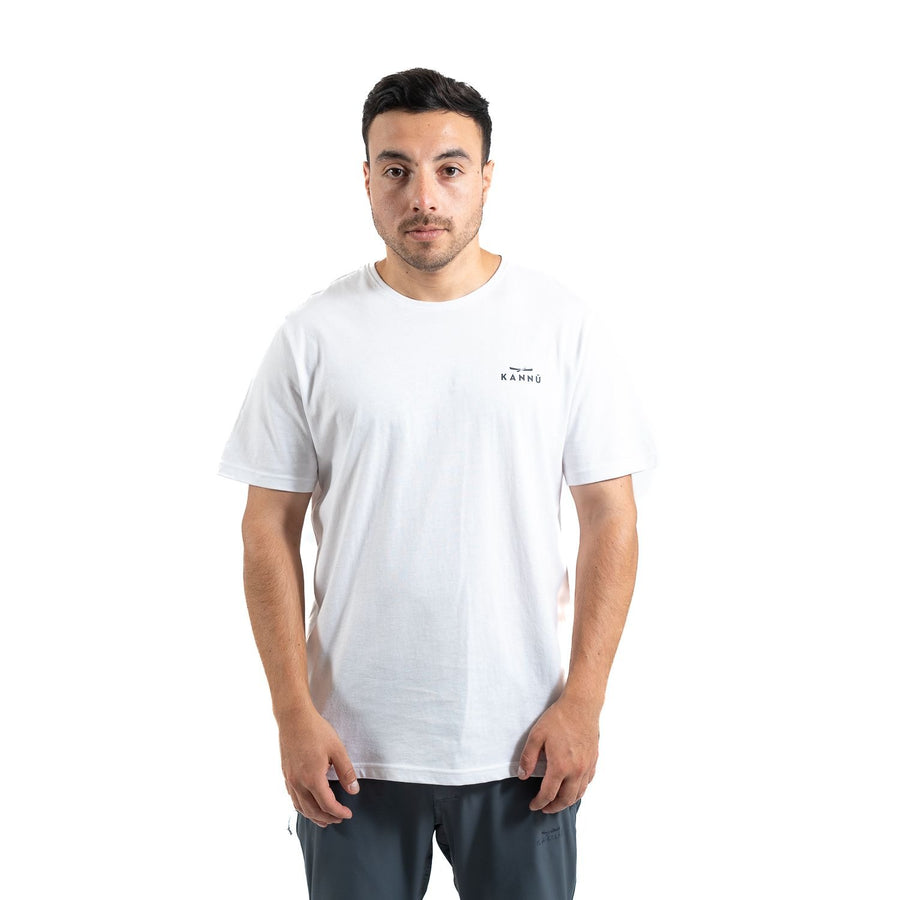 Polera Hombre Manga Corta Mini Logo Algodon Organico
