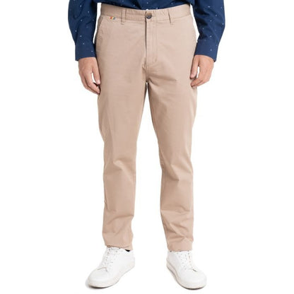 Pantalón Hombre Frente Plano Slim Fit Taupe TRV - Sensez