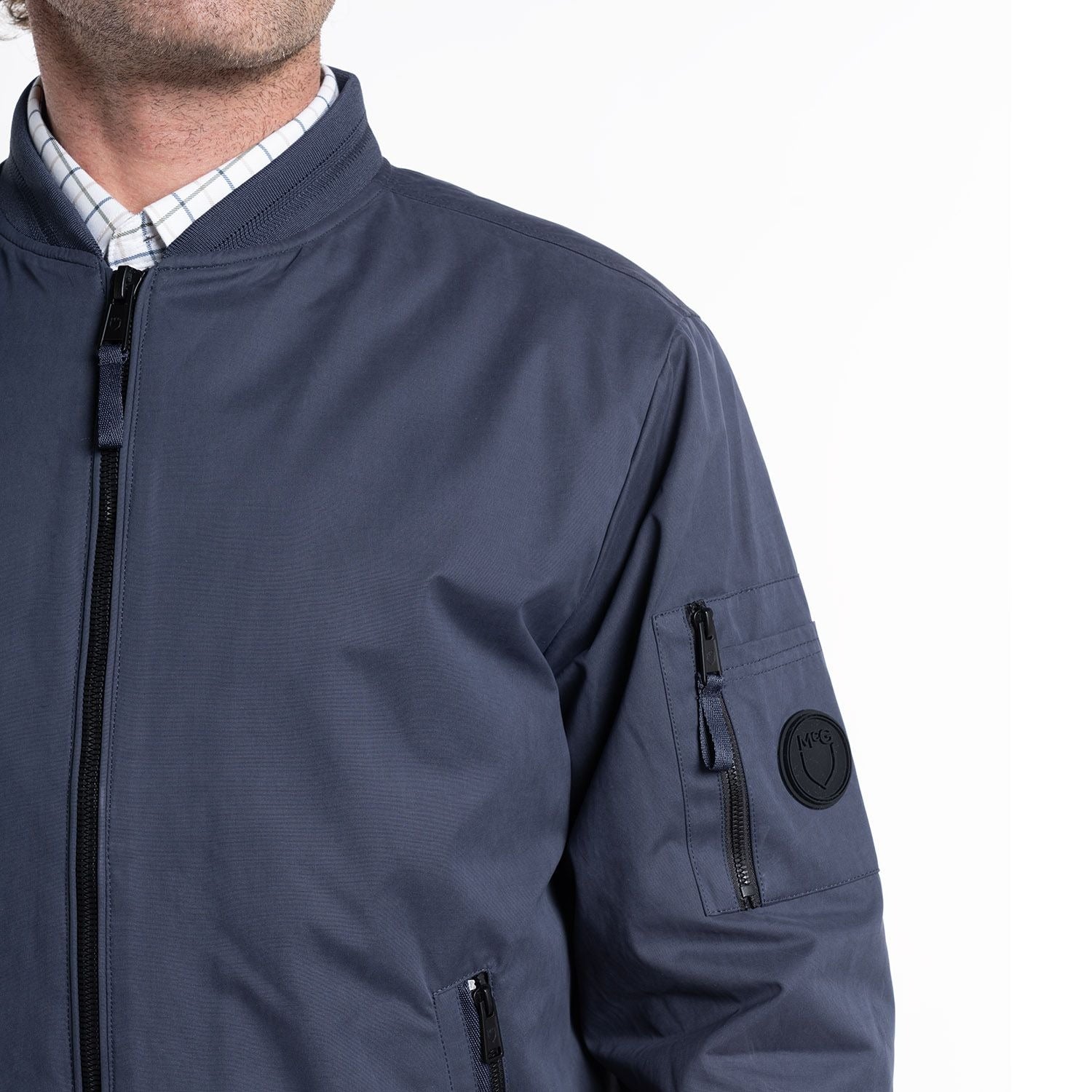 Chaqueta Hombre Bomber Azul Marino - Sensez