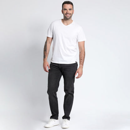 Pantalon Hombre Jeans Negro Slim Fit Berlin PT
