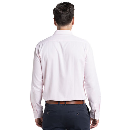 Camisa Hombre jacquard Manga Larga Rosado Claro PT - Sensez