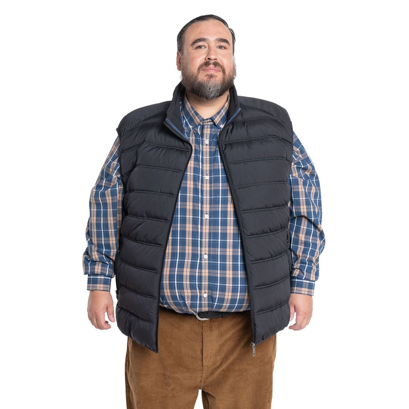 Parka Hombre Sin Mangas Acolchada  Negro