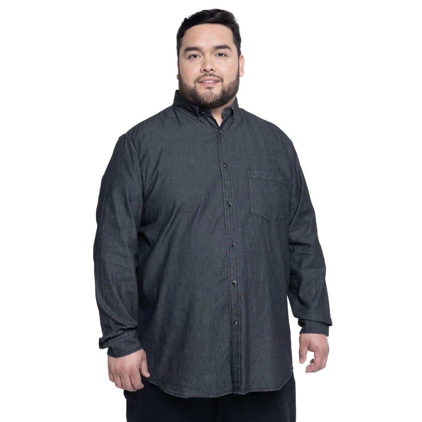 Camisa Hombre Denim Negro KT - Sensez