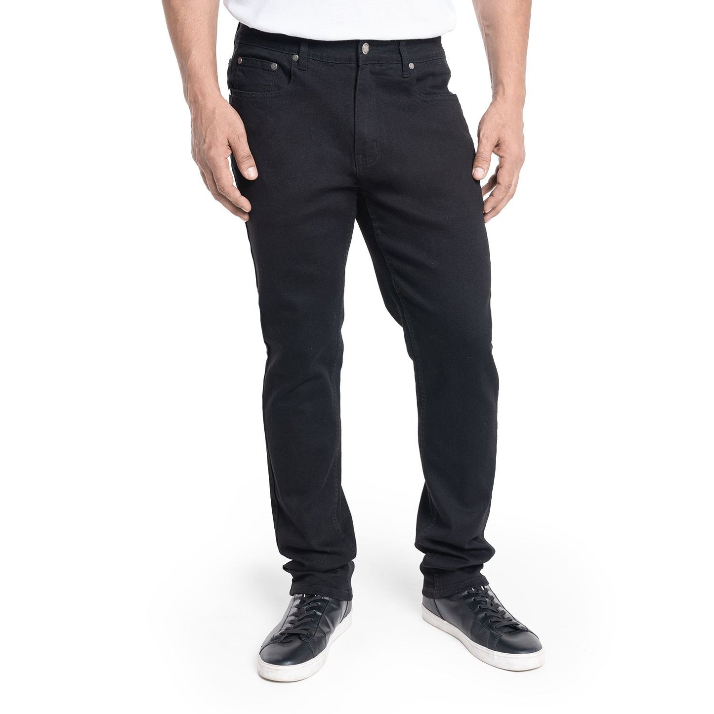 Pantalón Hombre Jeans Negro Spandex Slim Fit KT - Sensez
