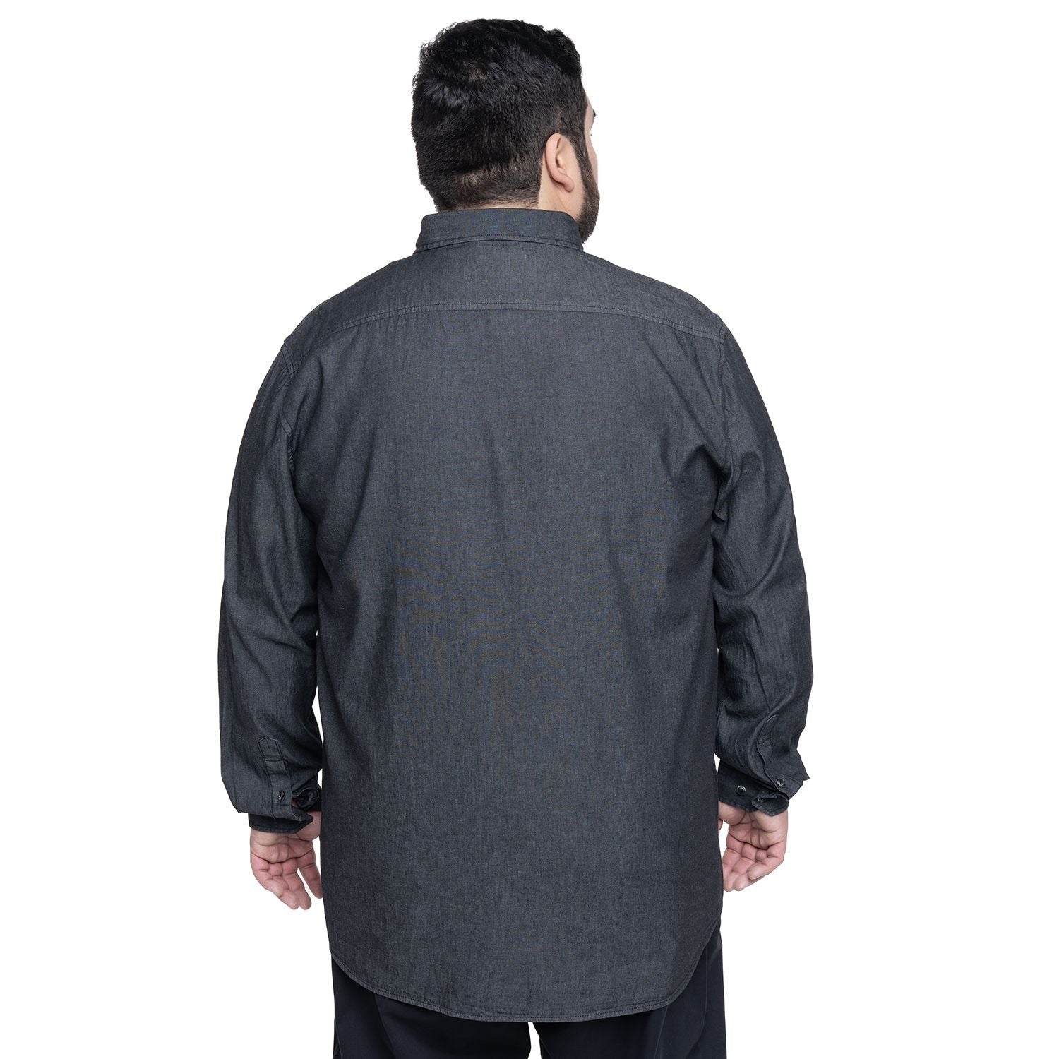 Camisa Hombre Denim Negro KT - Sensez