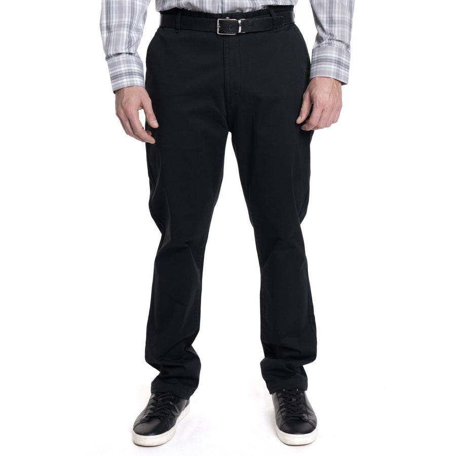 Pantalon Hombre Gabardina Slim Fit Negro - Sensez