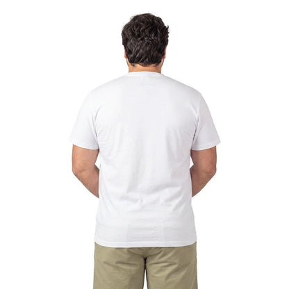 Polera Hombre Diseño Logo Blanco