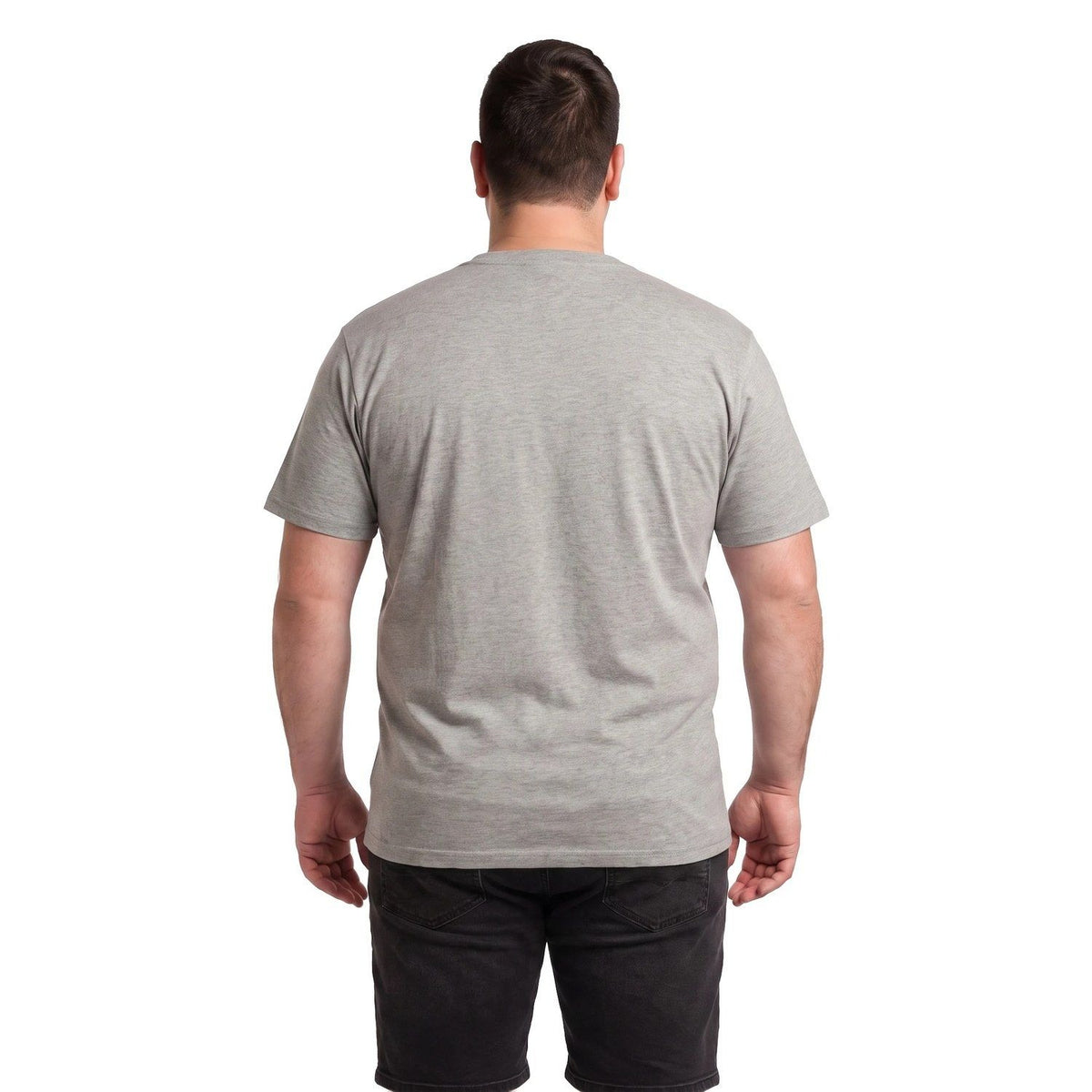 Polera Hombre Diseño Frontal Melange
