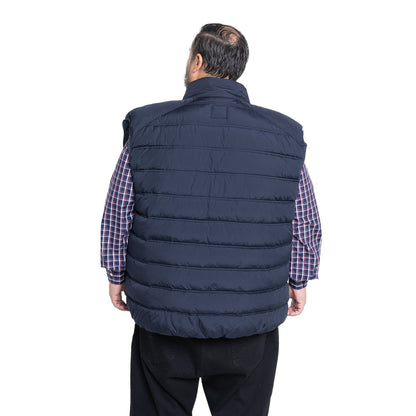 Parka Hombre Sin Mangas Acolchada Azul Marino - Sensez