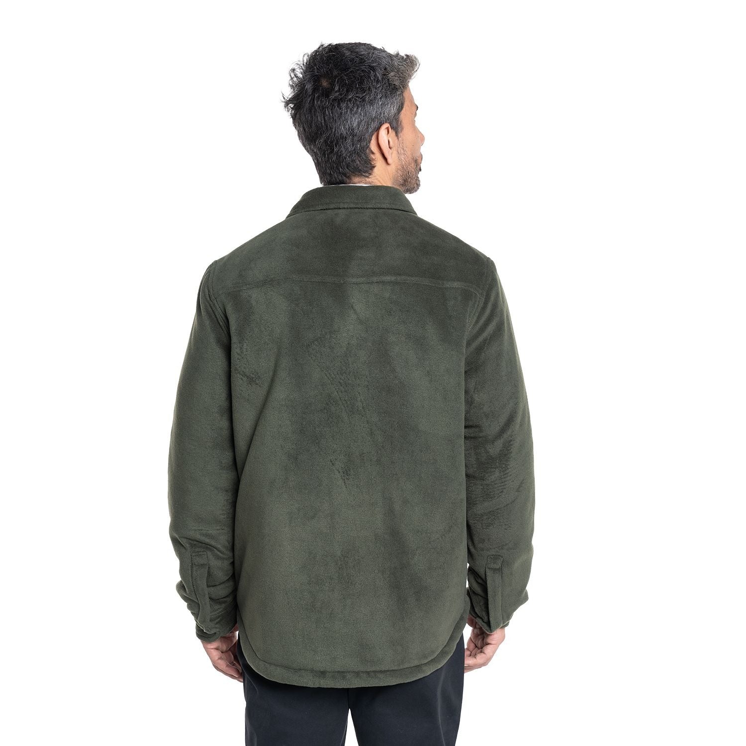 Chaqueta Hombre Micropolar Liviana y Abrigada Regular Fit Verde - Sensez
