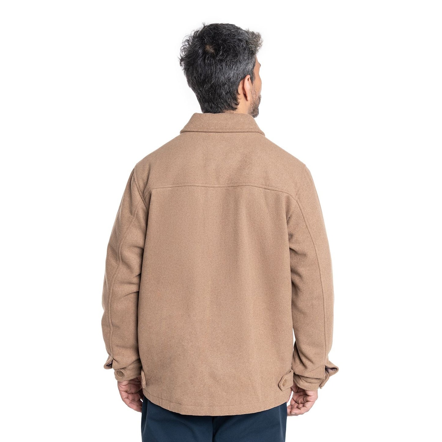 Chaqueta Hombre Clásica Cuello Camisero Beige - Sensez