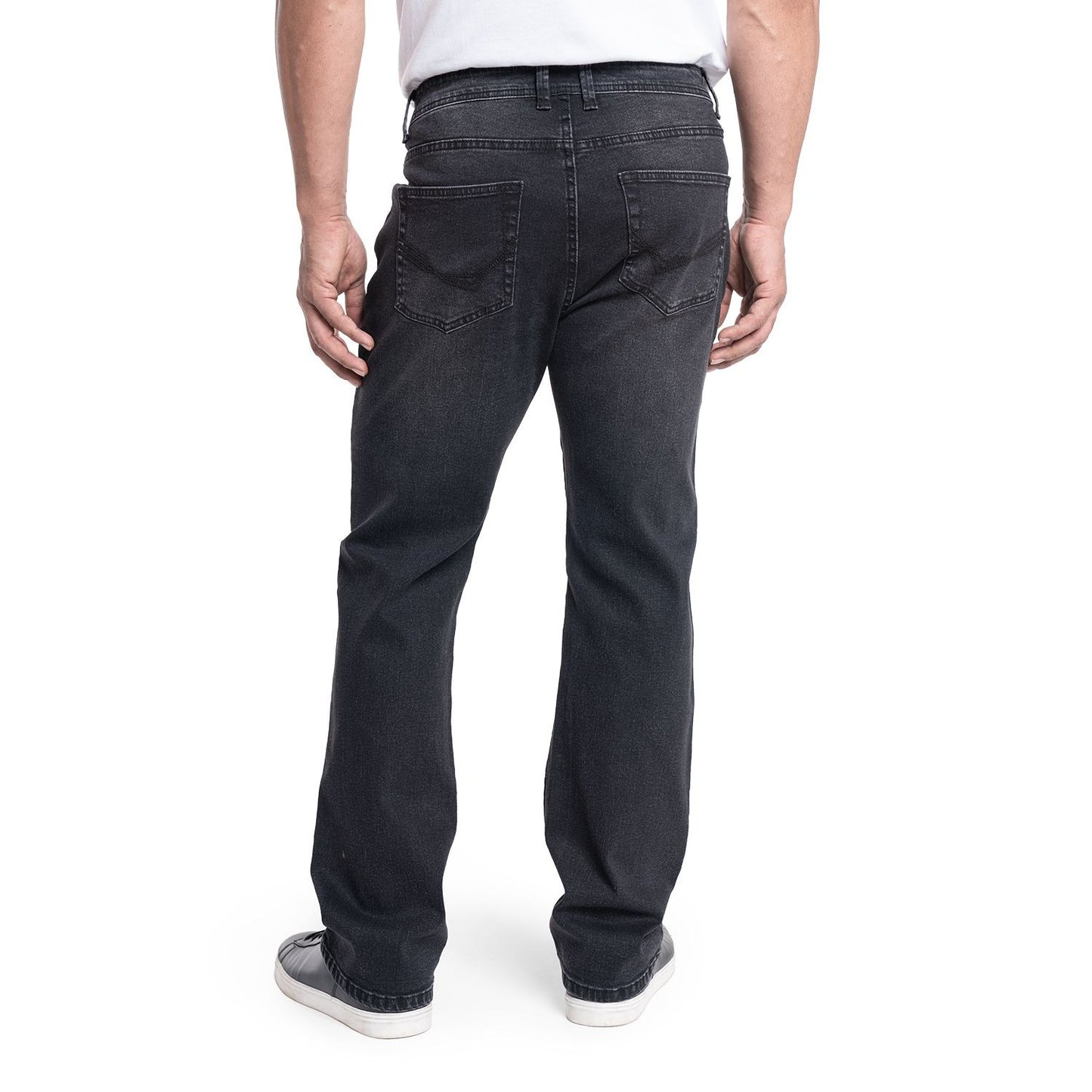 Pantalón Hombre Jeans Negro Spandex Regular Fit KT - Sensez