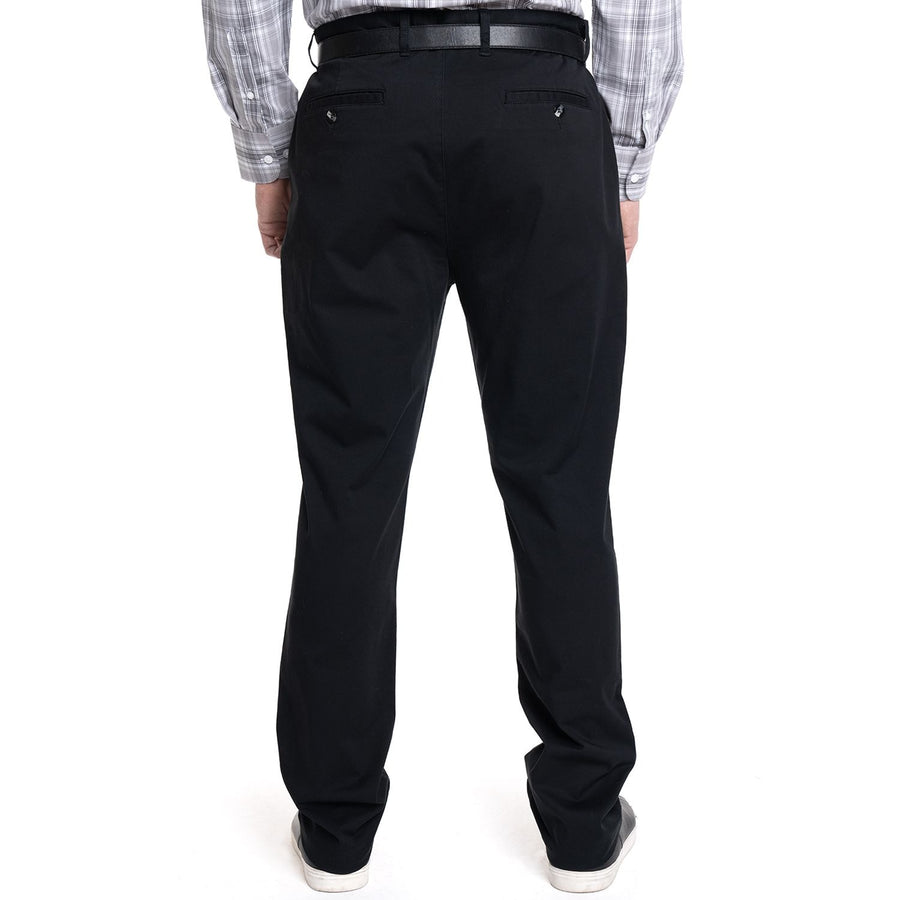 Pantalon Hombre Gabardina Slim Fit Negro - Sensez