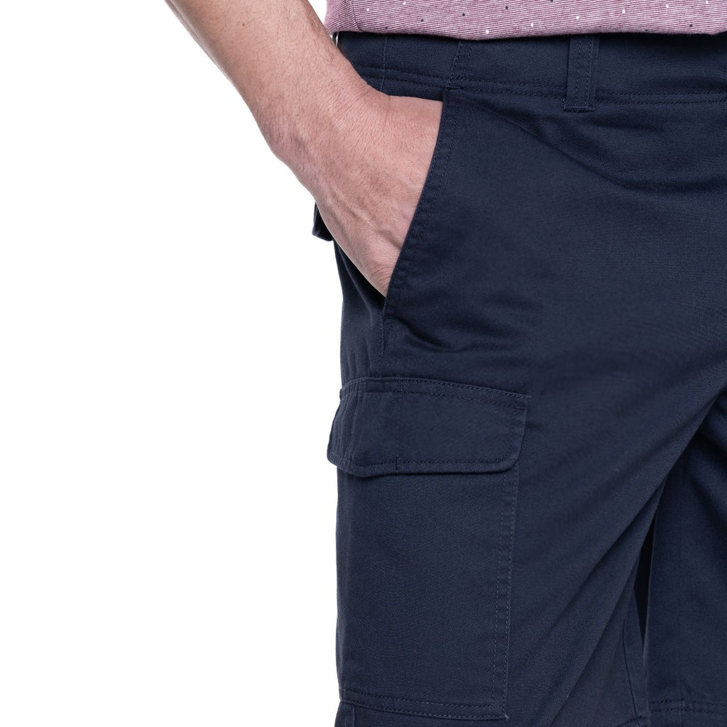 Bermuda Hombre Cargo Azul Marino KT