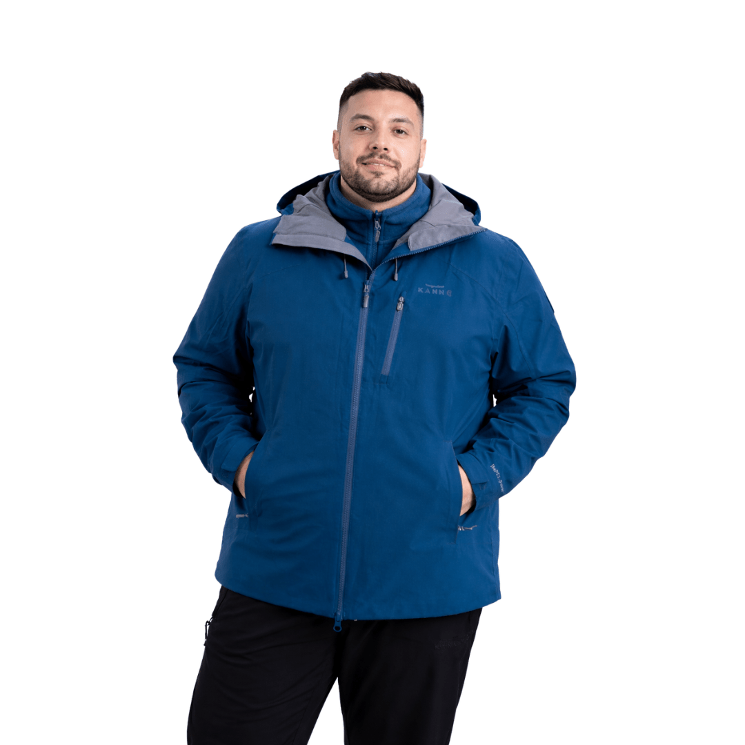 Parka Hombre 3 en 1 Azul - Sensez