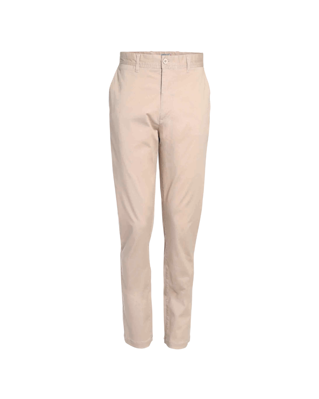 Pantalon Hombre Gabardina Slim Fit Beige Claro