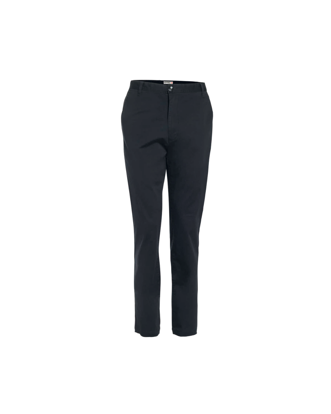 Pantalon Hombre Gabardina Regular Fit Negro