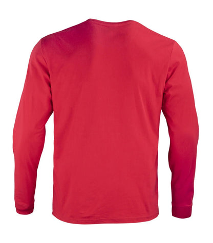 Polera Hombre 100% Algodón Rojo manga larga - Sensez