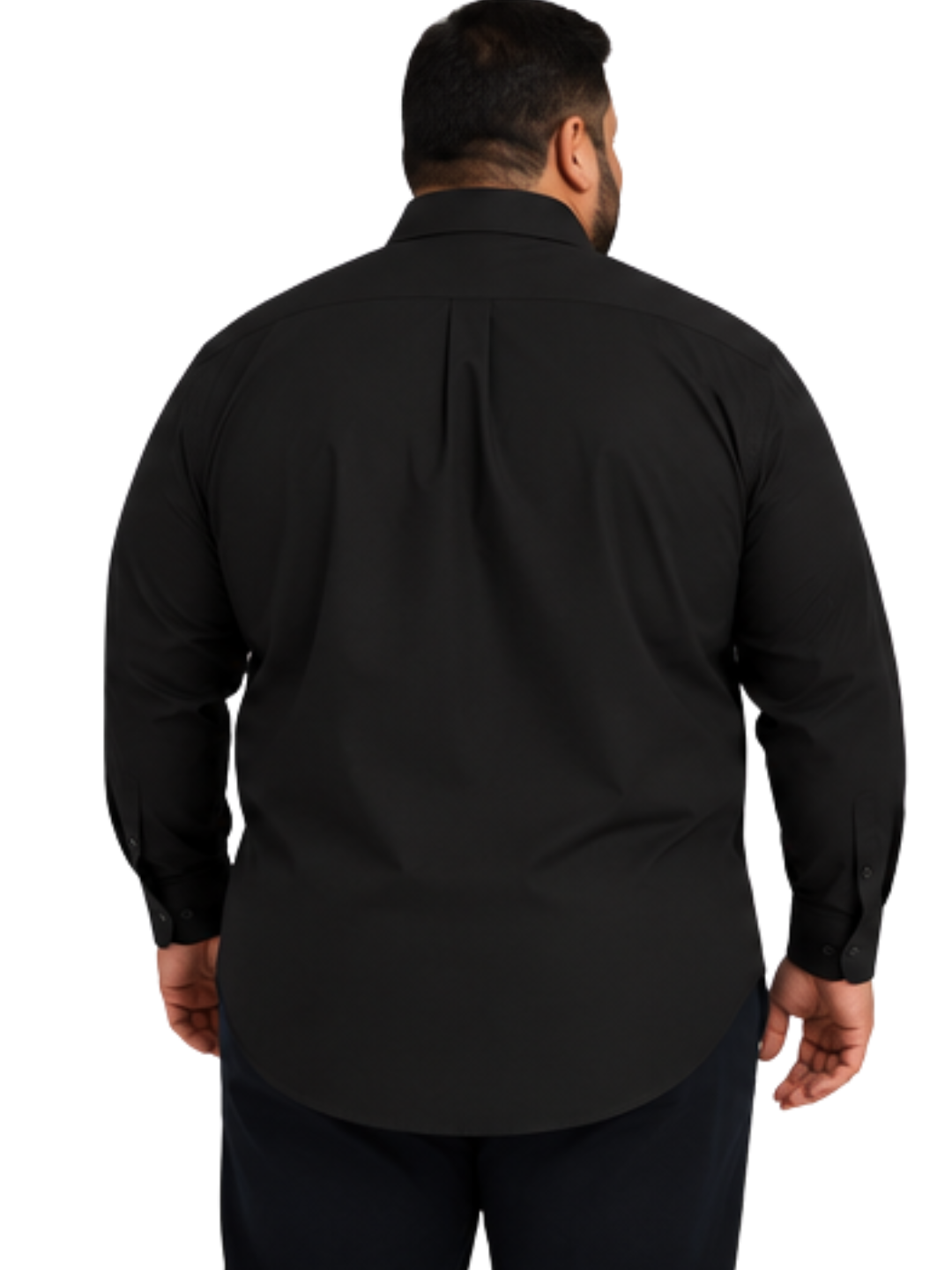 Camisa Hombre Reactive Negra Sin Bolsillo