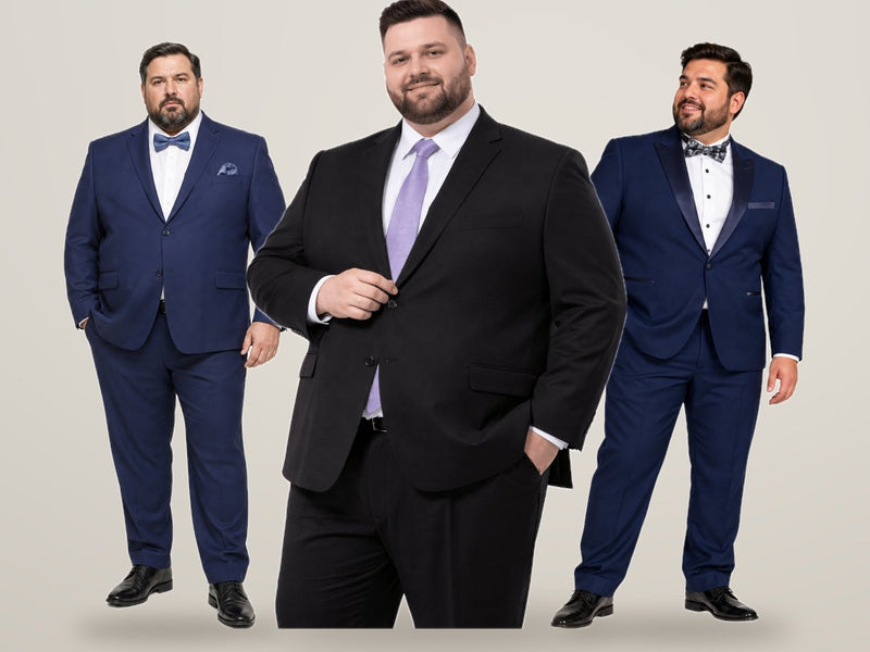 Modelos de talla grande con trajes y smoking Sensez
