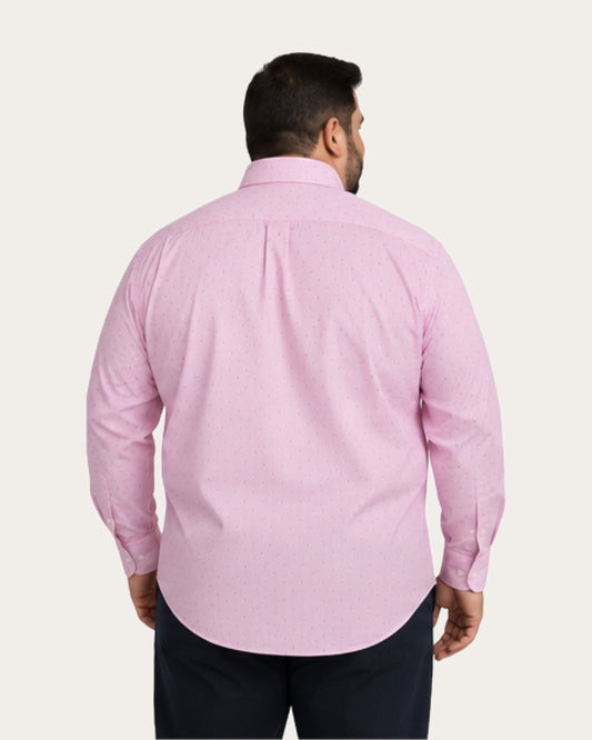 Camisa Hombre Alfaro Sport Rosado Con Bolsillo