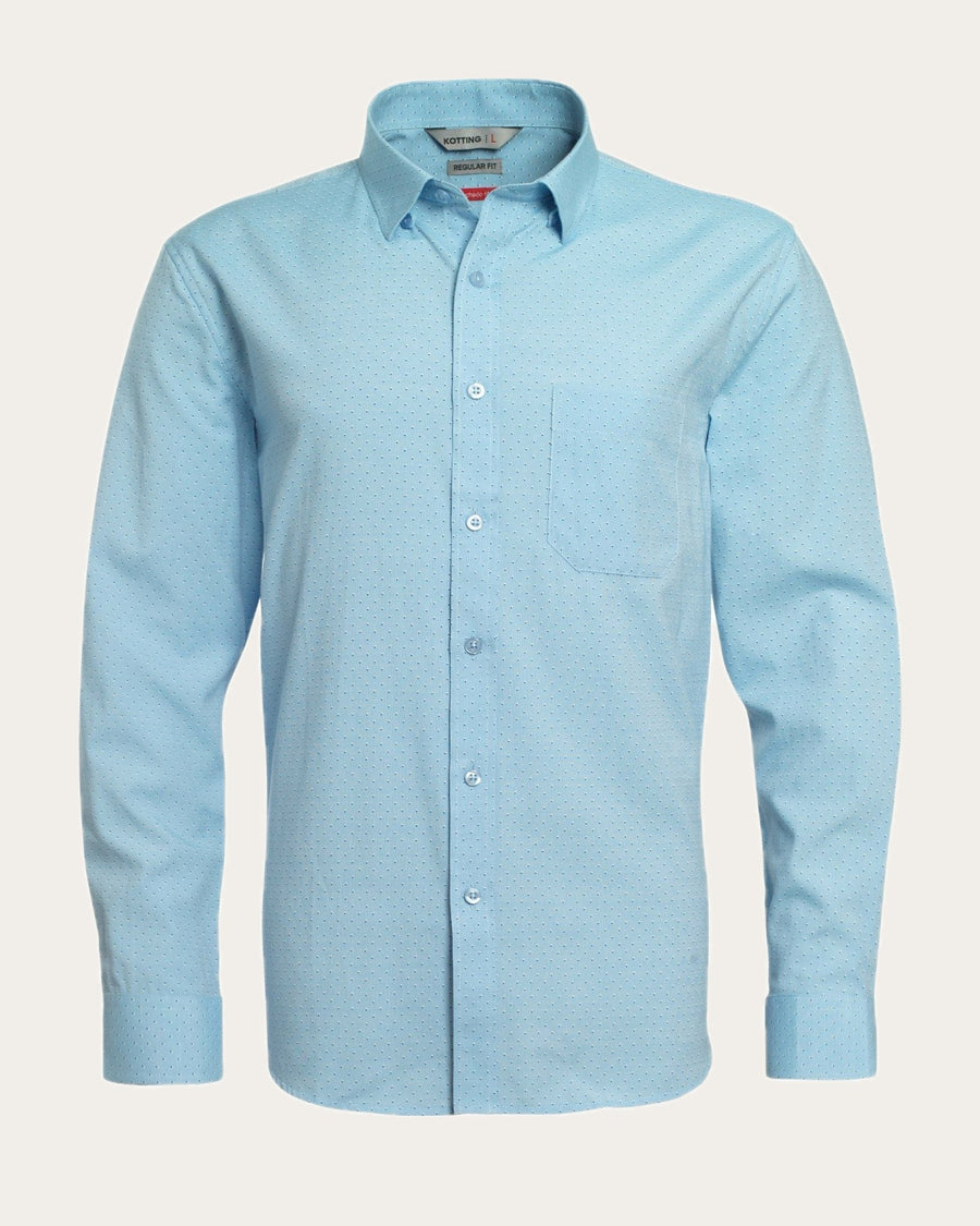 Camisa Hombre Fantasia Diseño Celeste Medio · foto 3