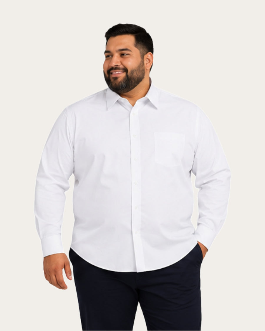 Camisa Hombre Reactive Blanca Sin Bolsillo · foto 1